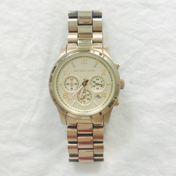 Michael Kors 38MM Women’s Watch Gold Steel - Picture 1 of 7